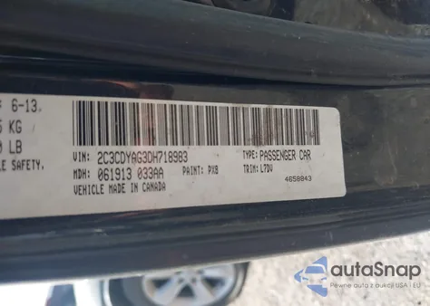 2013 Dodge Challenger Sxt from USA, damaged, VIN 2C3CDYAG3DH718983